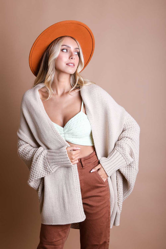 Bat Sleeve Cardigan