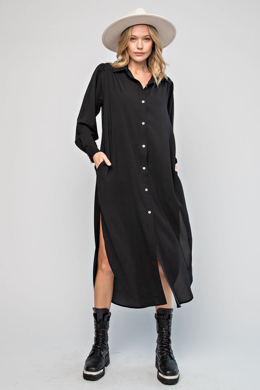 Button Down Shirt Dress