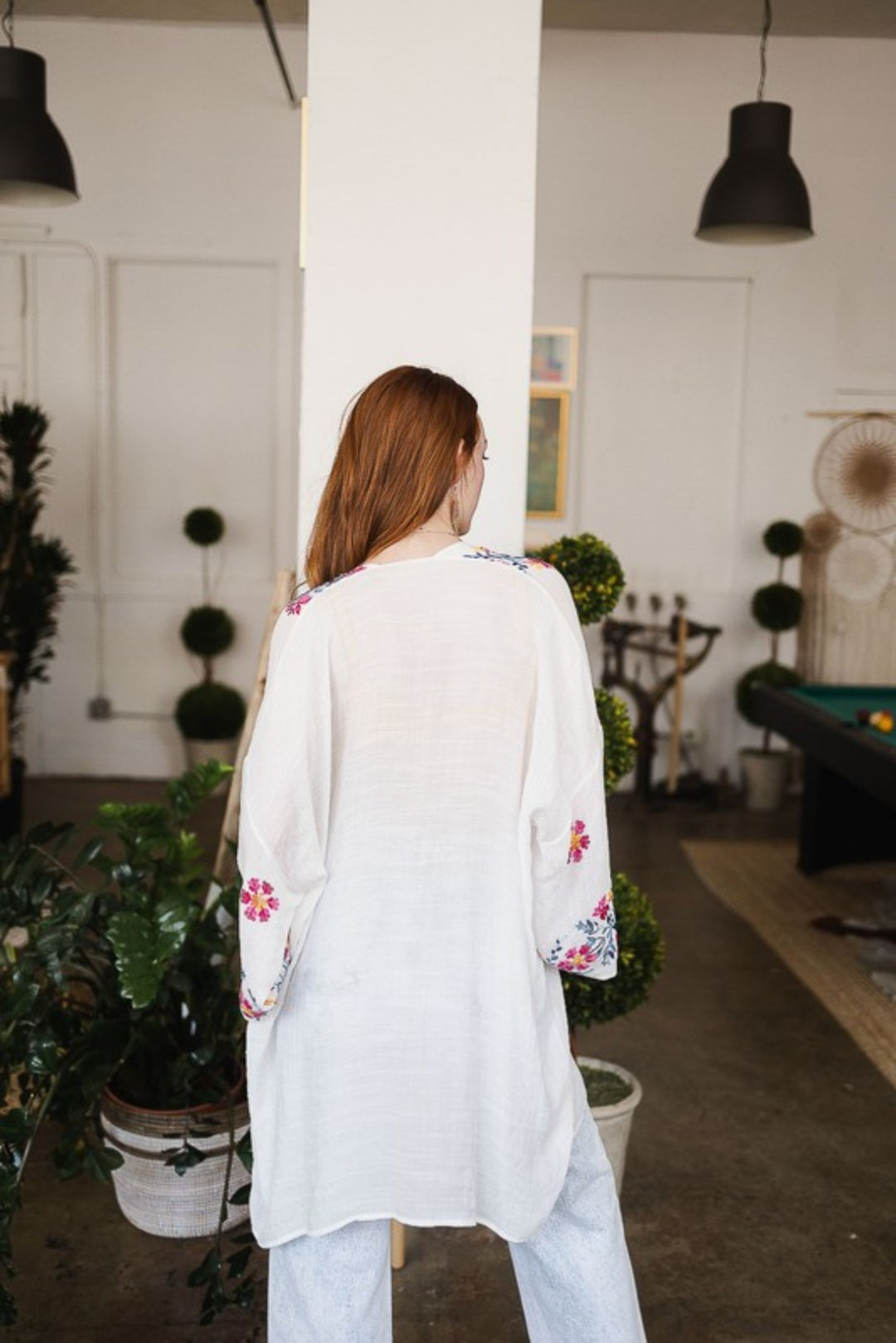 Anemone Floral Kimono
