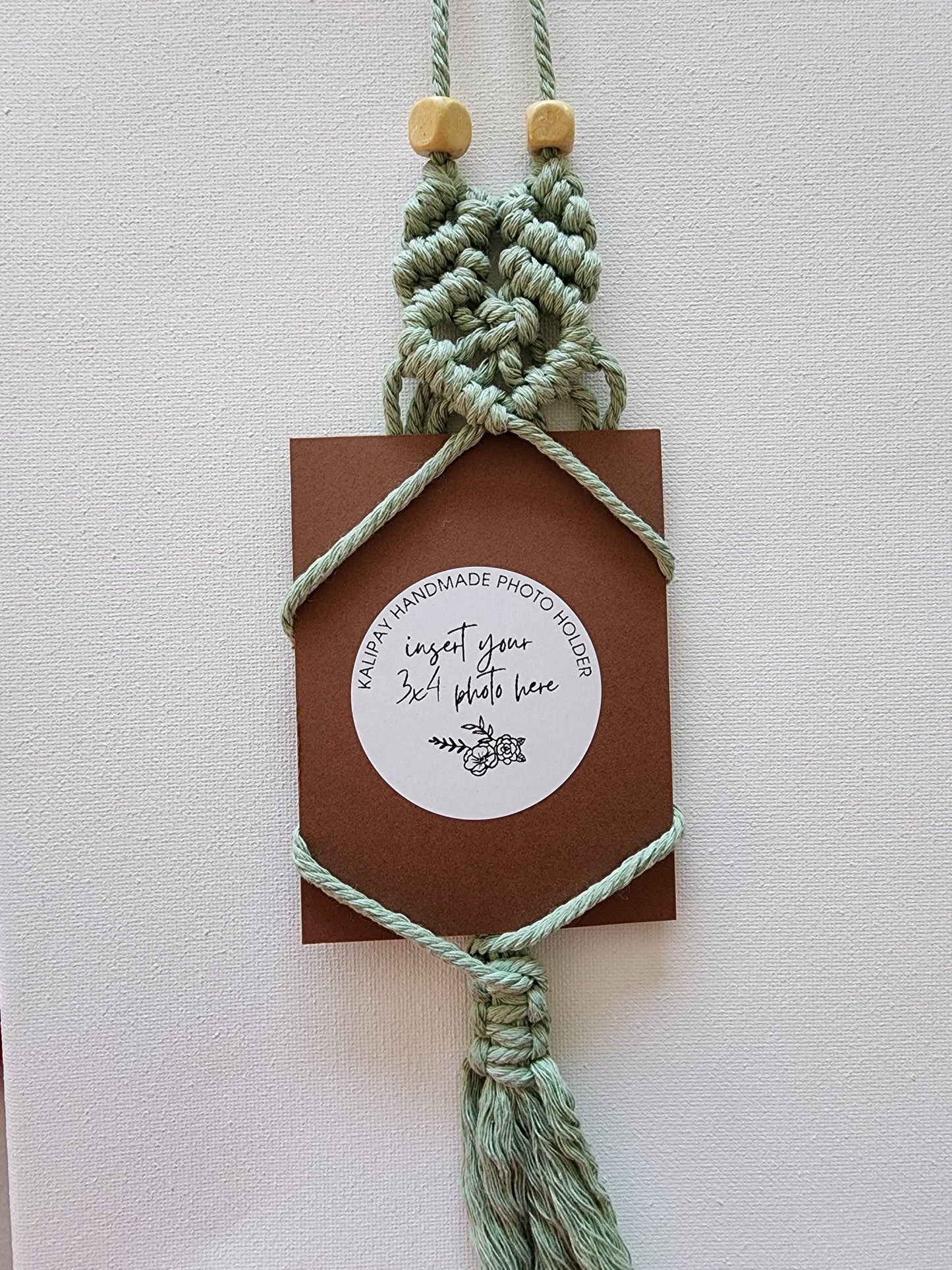 Macrame Photo Hanger