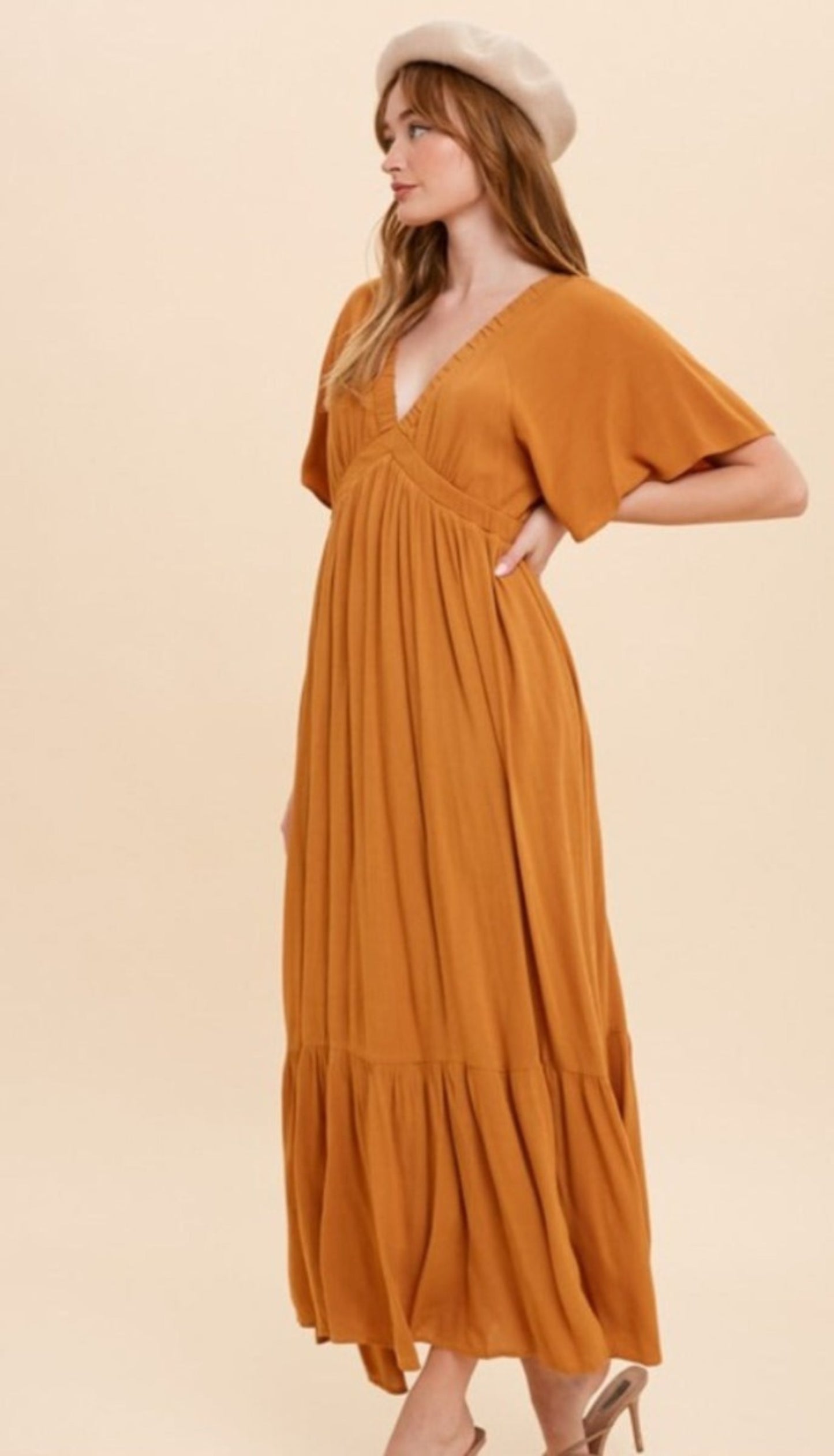 The Evangeline Flutter Dress